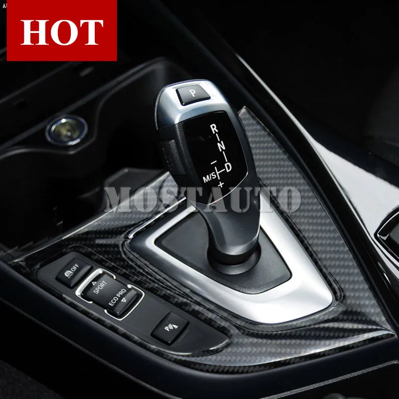 For BMW 1 Series F20 F21 Carbon Fiber Gear Shift Box Panel Trim Cover 2012-2019 1pcs Car Accessories Interior Decor | Автомобили и