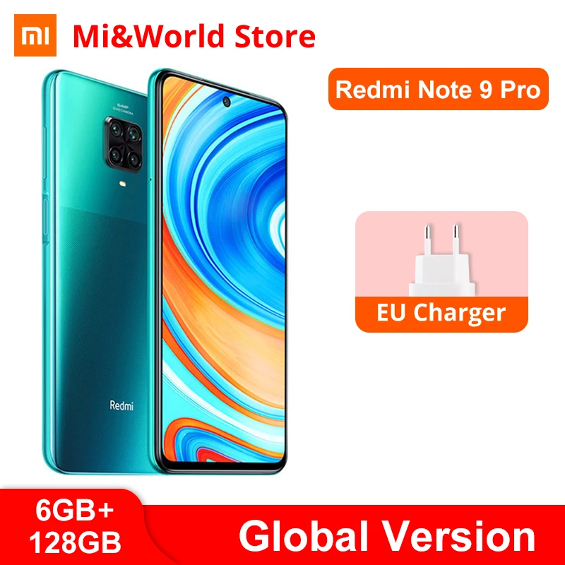 Глобальная версия Xiaomi Redmi Note 9 pro 6 ГБ 128 Гб мобильный телефон Snapdragon 720G Восьмиядерный 64 мп AI Quad Camera 6,67 "FHD + 5020 мАч|Смартфоны и мобильные телефоны|   | АлиЭкспресс