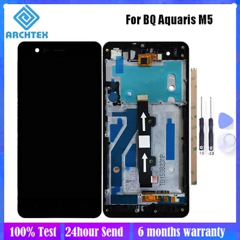 

5.0 inch For BQ Aquaris M5 LCD Display + Touch Screen with Frame Digitizer Assembly Parts 100% Tested Tools