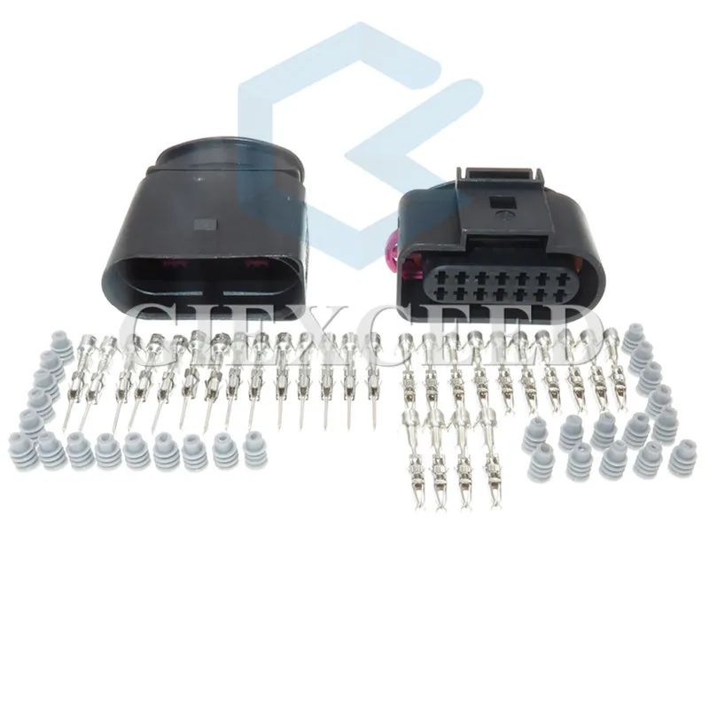 

14 Pin 6X0973817 6X0973717 Auto 09G Gearbox Cable Socket 6X0 973 817 6X0 973 717 Waterproof Connector For VW Audi
