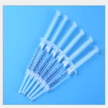 Отбеливающий гель для зубов 6x3 мл с игольчатой трубкой, косметический гель для чистки зубов, безводный гель, 6 шт./лот