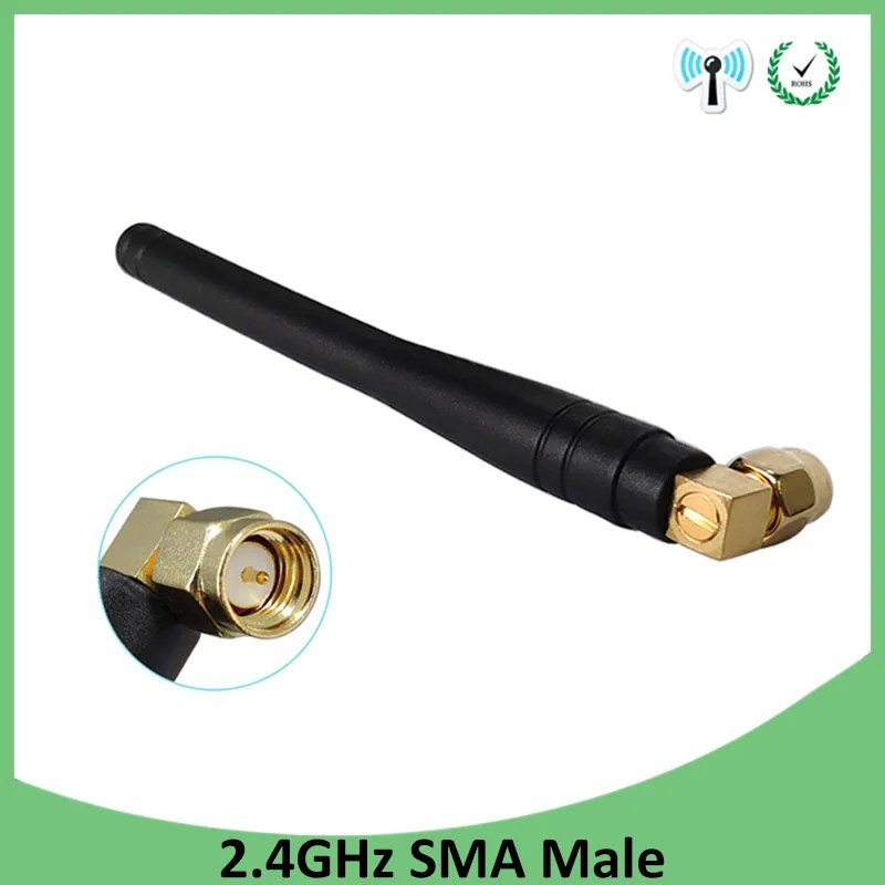 2,4 ГГц антенна wi-fi 2dBi-3dbi антенна SMA разъем wi fi antena 2,4 ГГц antenne wi-fi для беспроводной маршрутизатор antenas