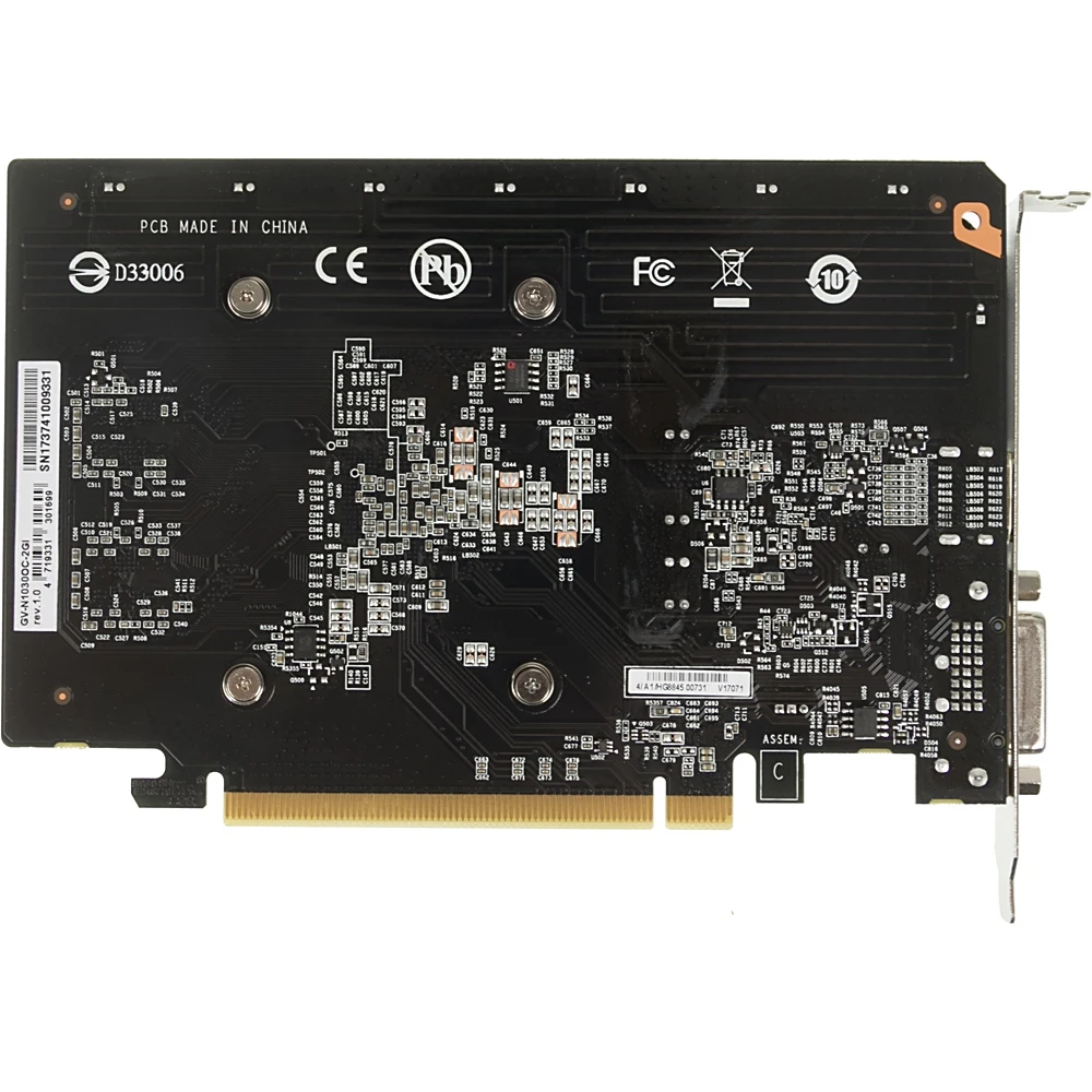 Gigabyte NVIDIA GeForce GT 1030 GV-N1030OC-2GI