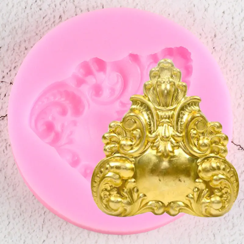 

3D Craft Border Silicone Mold Scroll Relief Cupcake Topper Fondant Cake Decorating Ppolymer Clay Candy Chocolate Gumpaste Moulds