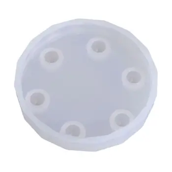 

Silicone Mold DIY Jewelry Making Tools Epoxy Resin Desk Decoration Platform Round Handmade Crafts Ornaments