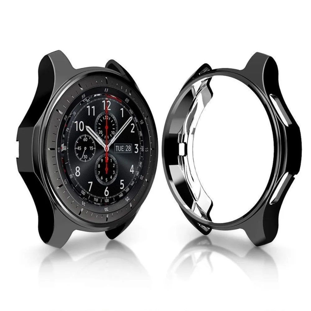Чехол-безель с кольцом для samsung Galaxy Watch 46 мм, защитная оболочка для Galacy gear S3/Galaxy 42 мм, ТПУ Защитная рамка, аксессуары