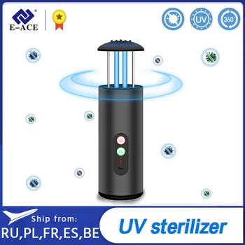 

E-ACE M03P Car UVC Air Anion Ozone Generator with HEPA Filter Fresh Air Purifier for Car Home Office Air Cleaner