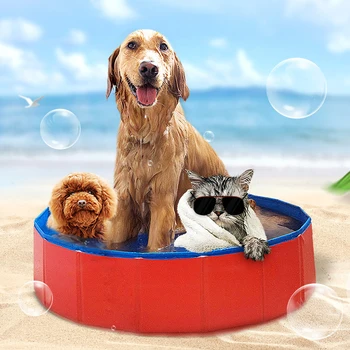 

Pet Household Bathtub Folding Basin Dogs Cats Puppy Kitten Shower Swimming Pool Bathing Washing Pet Cleaning Supplies Accessorie