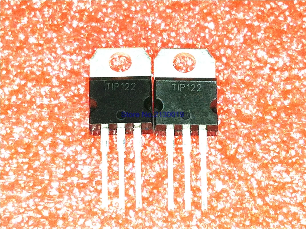 2PCS TIP122 5A 100V TO-220 NPN Darlington transistor TO-220