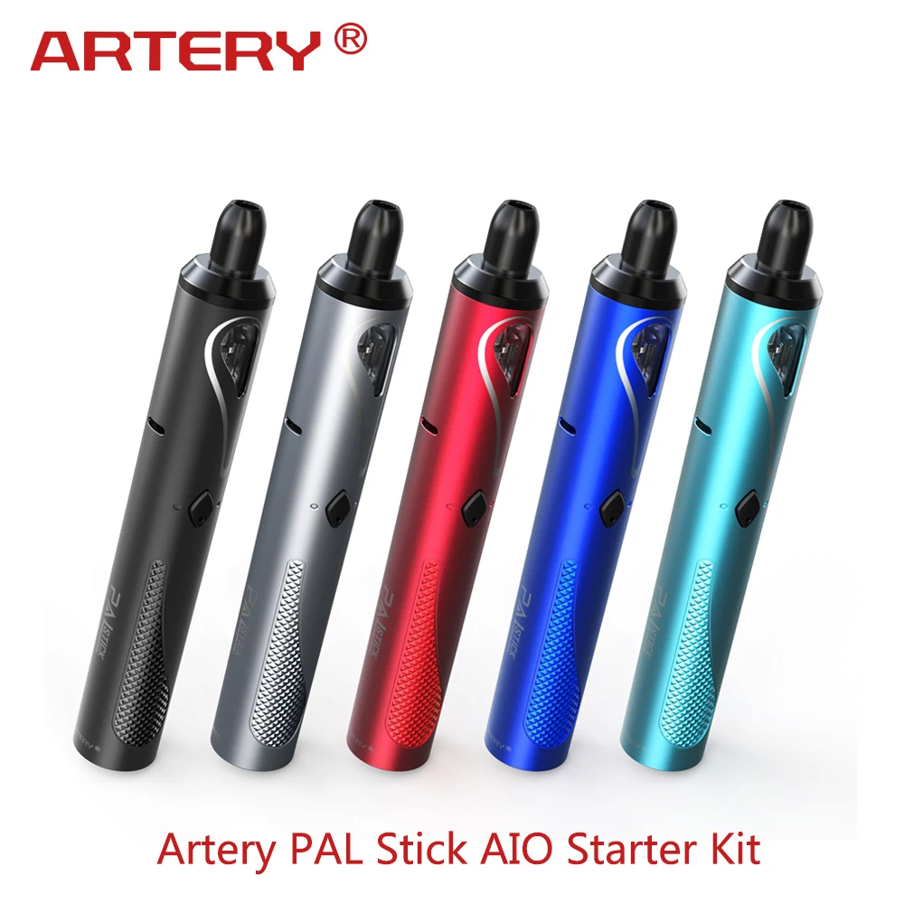 

New Artery PAL Stick AIO Starter Kit 750mAh Battery/1.6ml Tank & 1.0ohm Coil E-cig Vape Kit VS PAL 2 Kit