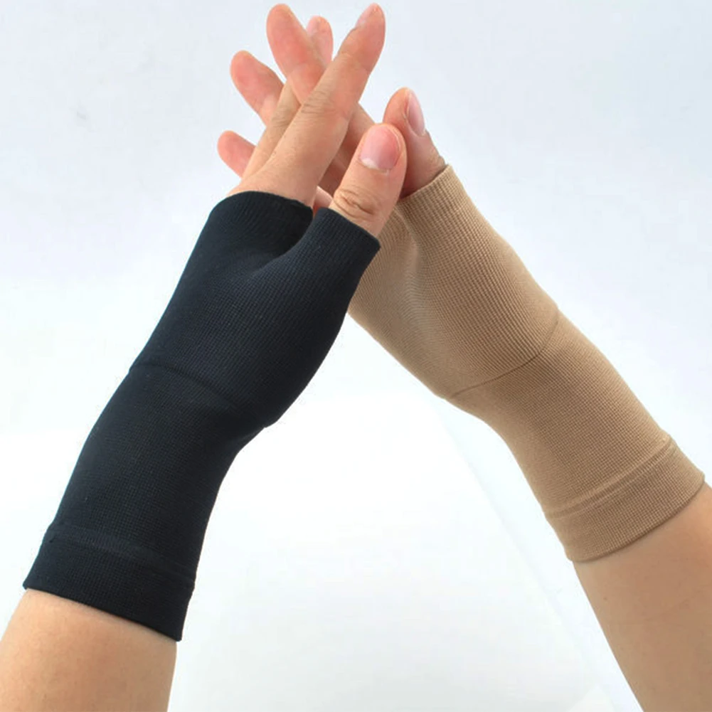2 шт. компрессионный чехол Chinlon медицинская нестабильность рук Tendonitis перчатки корректор артрита растяжения сустава боли запястья поддержки