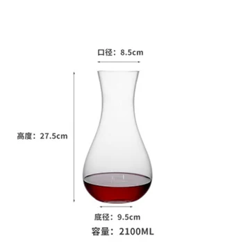 

1050-2200ml home party club red wine glass Decanter GLA-162-B