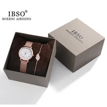 Роскошный браслет часы набор для женщин модный геометрический