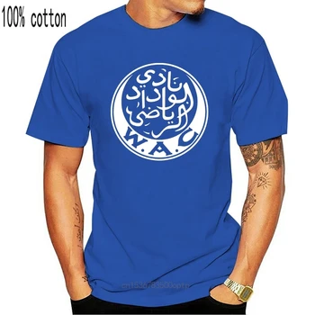 Wydad-Camiseta de algodón para hombre, Camiseta informal para 100%, Club de atletismo, WAC, Marruecos, Wydad, Donna, 165