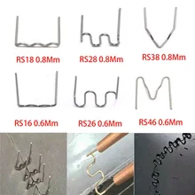 600Pcs Hot Cucitrice Fiocco di 0.6/0.8 millimetri Adatto Per Saldatore di Plastica Del Respingente di Riparazione di Riparazione Auto Tuta Combinazione