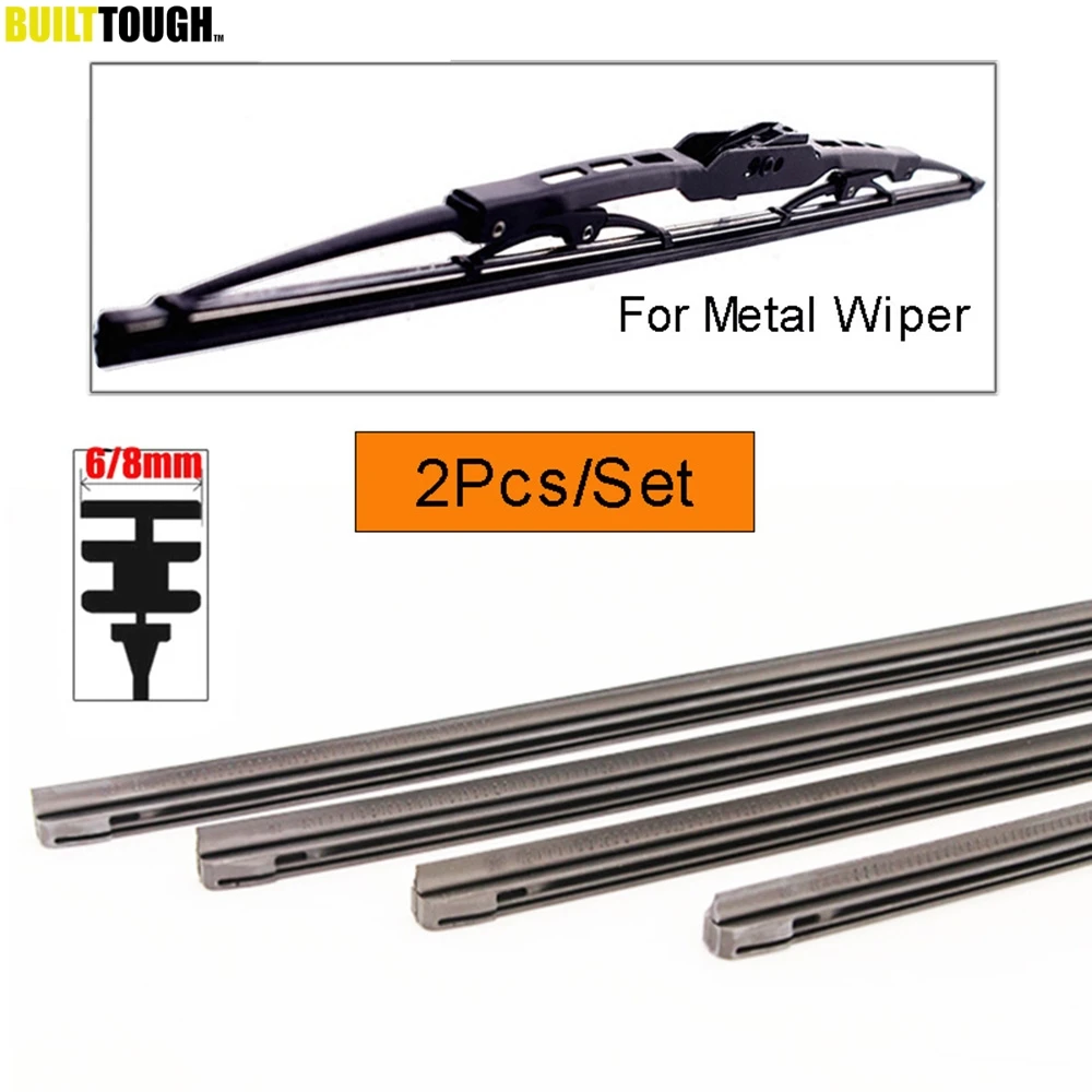 2 шт. мягкие резиновые щётки для стеклоочистителя 14 8 мм|rubber wiper blade refill|rubber refile