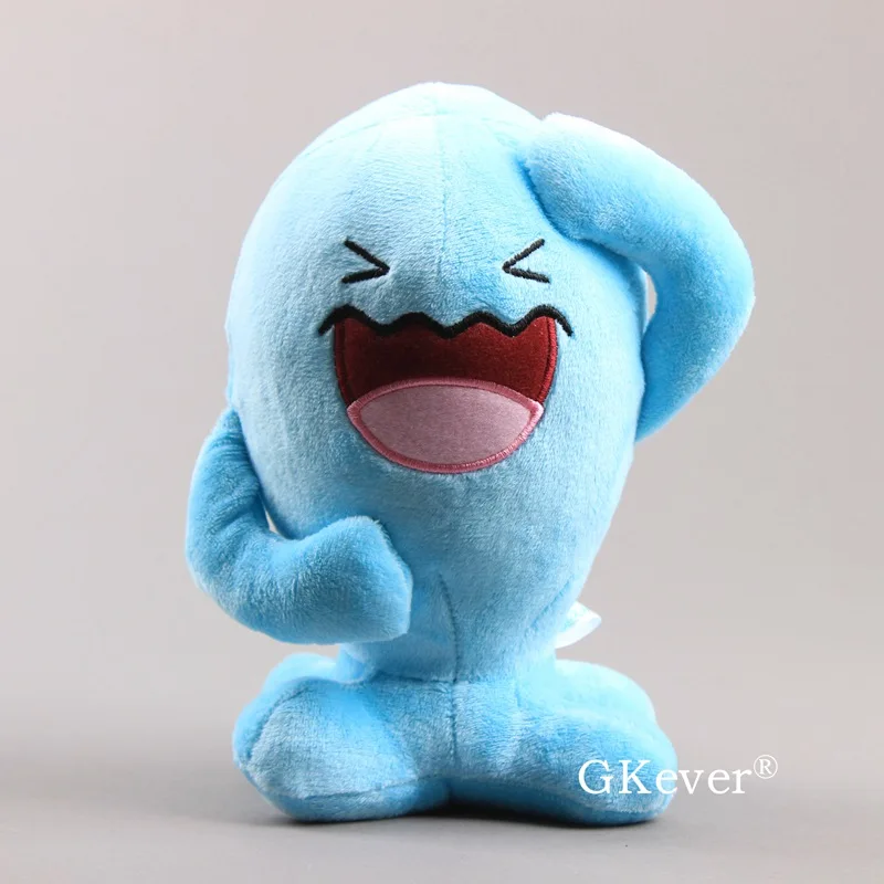 20 см kawaii Wobbuffet плюшевые игрушки мягкие куклы Пикачу серии плюшевые куклы подушки Детские Девочки Дети Рождественский подарок на день рождения