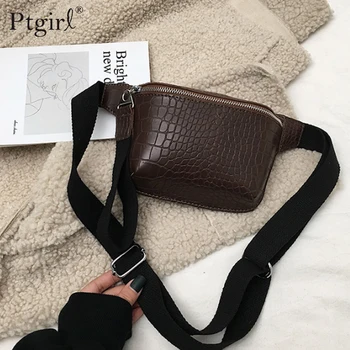 

Women bag multicolor messenger chest bag Ptgirl clutch female Pu leather handbag crossbody bags for women sac femme besace 2019
