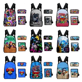 2019 New Game Spike Backpack Cosplay Brawl Stars Pink Spike School Bag Bookbag Black Kids Teens Shoulder Travel Bag 17 Inch Gift Buy At The Price Of 22 49 In Aliexpress Com Imall Com - brawl stars bordados