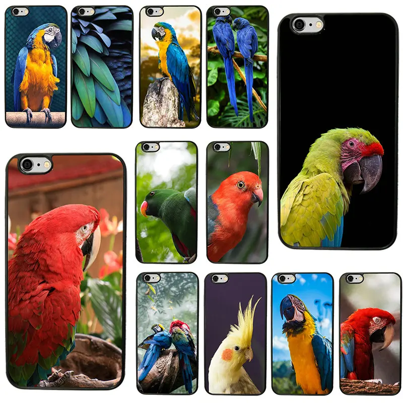 

Cell Phone Cases Hard Plastic Cover Protect for iphone 8 7 6 6S Plus X XR XS Max 5S 5 SE 4 4S Case Hot Tropical Toucans