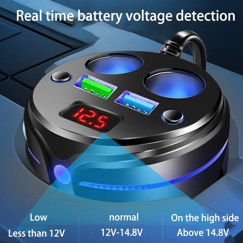 Рисунок 4 - Автомобильное зарядное устройство с двумя USB-портами