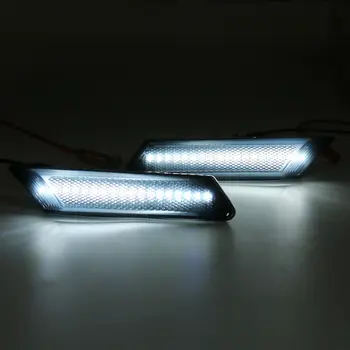 

2pcs 1Pair Left&Right White Led Side Marker Indicator Light For Porsche 911 997 987 Boxster Cayman Car Replacement Accessories