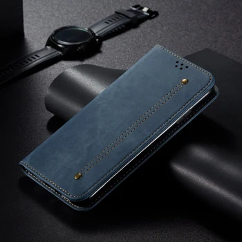 

Magnetic Leather Book Flip Phone Case For Xiaomi Redmi Note 7 Pro Card Holder Jean Phone Housing Cover For Redmi 7A 7
