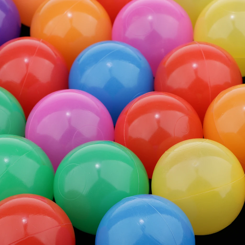 50pcs Funny Colorful Soft Plastic Ocean Balls Pit Kids Swim Pool Toys 4cm Ocean Ball Toy Soft Plastic Ocean Ball  for Kids 