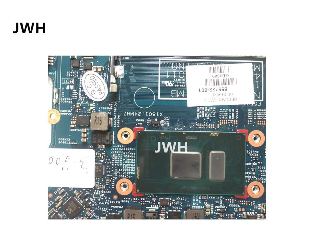 FOR HP 14-AM 11-U 11T-U Motherboard i3-6100U 855722-001 855722-501 855722-601 Tested working