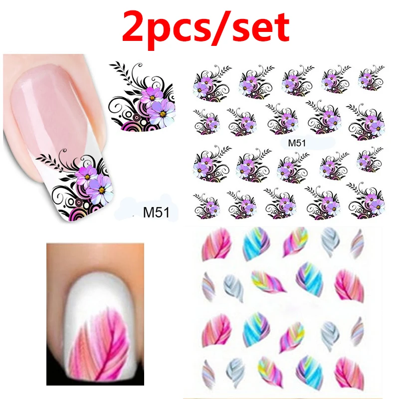 Style 9 2/3 шт, сделай сам, дизайн ногтей, наклейки для ногтей, Водные Переводные водяные знаки, украшения для ногтей, Женские аксессуары для маникюра - Цвет: Style 9