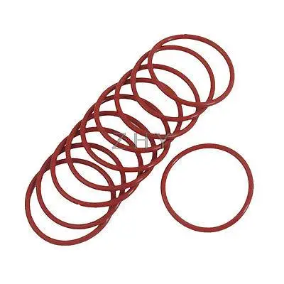 

2.5mm Thickness 43mm External Diameter Rubber Oil Seal O Ring Gasket 10 Pcs
