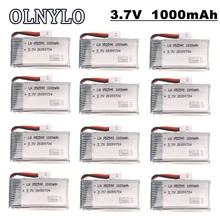 12Pcs 3.7V 1000mAh 25c Lipo Bateria Para Syma X5 X5C X5C-1 X5S X5SW X5SC V931 H5C CX-30 CX-30W RC Quadcopter Peças De Reposição 952540