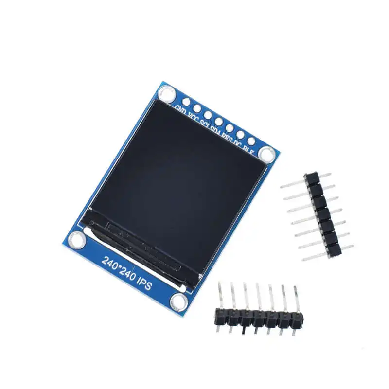 1.3 Inch Ips Hd Tft St7789 Drive Ic 240 x 240 Spi Communication 3.3V Voltage Spi Interface Full Color Tft Lcd Display