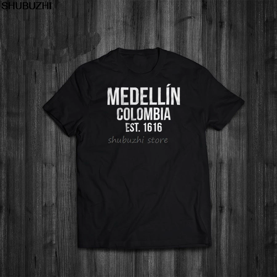 Футболки Narcos Medellin Est 1616 футболка с принтом из фильма Пабло Sbz1267 супермодные