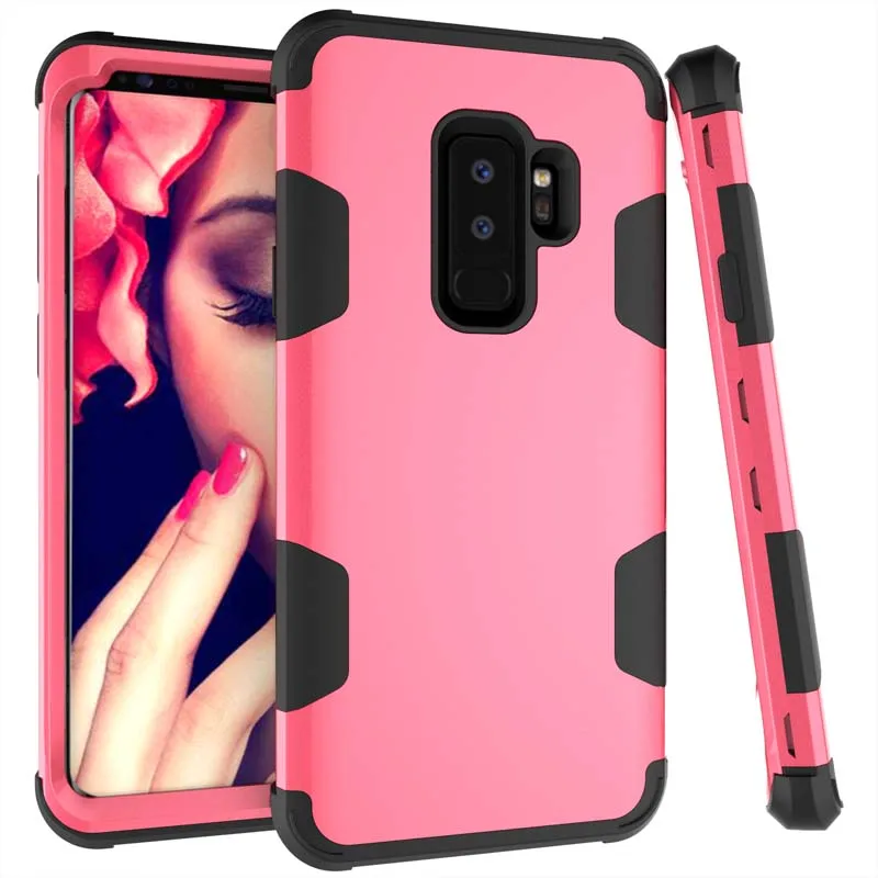 S9 Colorblock(цветовой блок), чехол для телефона анти-шок силиконовый Твердый Чехол-гибрид чехол для телефона PC для samsung Galaxy S9 S9 плюс SP99 - Цвет: S9