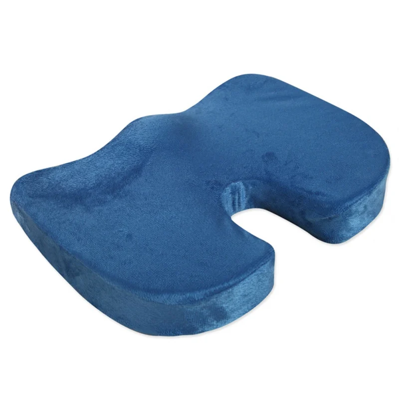 L Memory Foam U-shape форме, благодаря чему создается ощущение невесомости с сиденье Подушка для массажного кресла рулевого колеса автомобиля крышки дышащие подушки сиденья копчик ортопедические подушки защиты здоровая сидячие подушки - Цвет: L