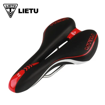 

LIETU Bicycle Seat Cushion MTB Road Bike Wide Saddle Silicone Cushion PU Leather Surface Silica Filled Gel Comfortable Cycling
