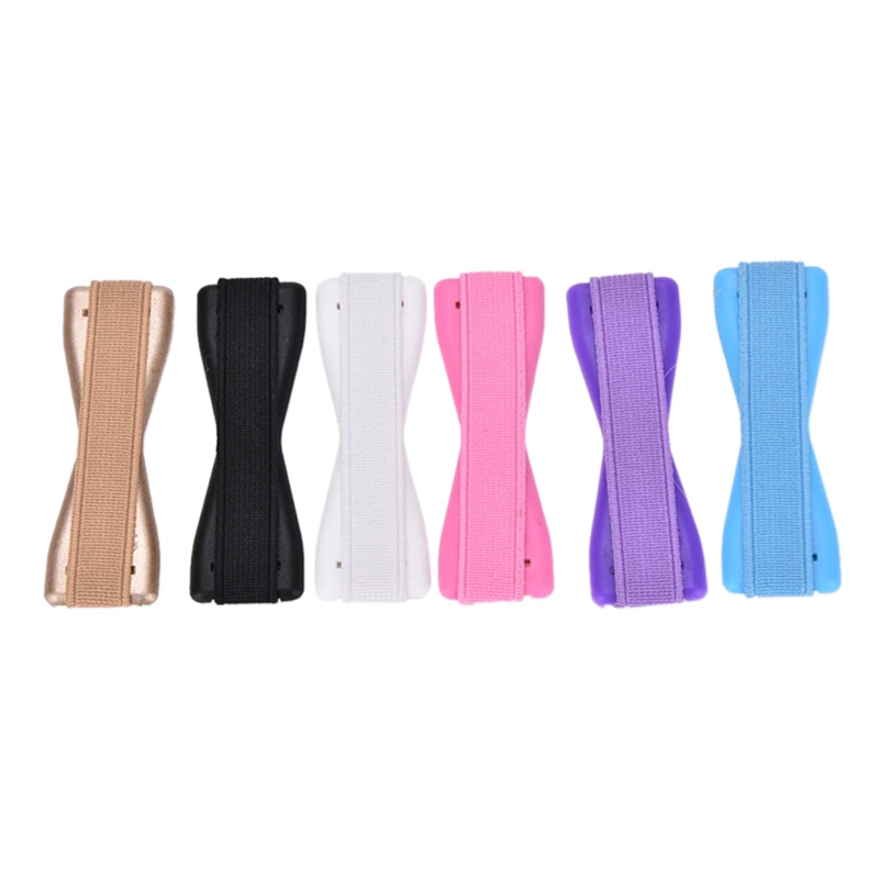 Anti Slip Elastic Band Strap Universal Phone Holder For IPhone For Samsung Smartphone Finger Grip For Mobile Phones Tablets mobile phone stand for desk