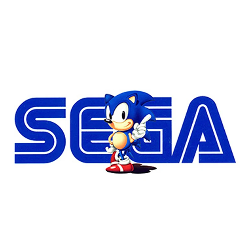 

13cm X 5cm for SEGA Sonic Vintage Logo Sticker Personality Car Stickers Waterproof Car Accessories Car Bumper Decal