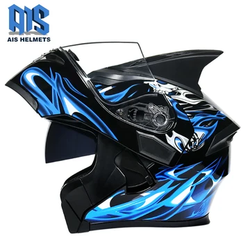 

Professional Racing helmet Modular Dual lens Motorcycle Helmet Flip Up Helmet Safe helmets Casco capacete casque moto