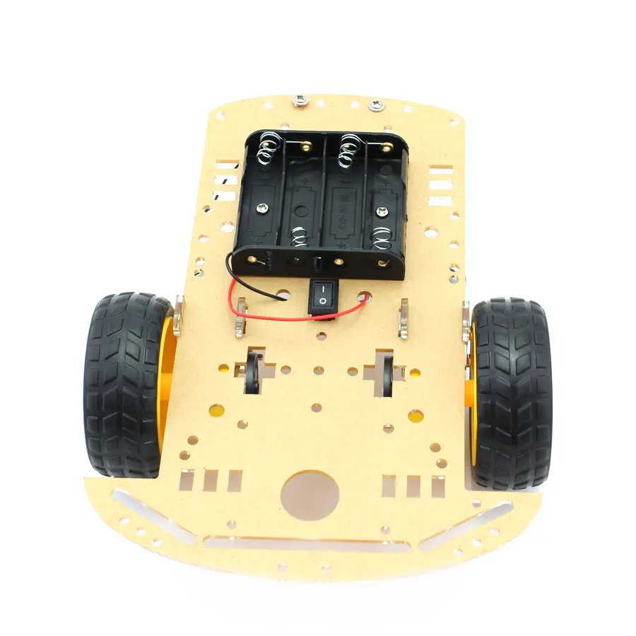 Для Arduino 2WD мотор умный робот автомобильный комплект шасси скорость кодер батарейный блок 2WD для Arduino Diy Электронный Робот автомобильный комплект