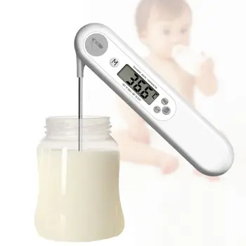 

Digital Instant Read Meat Thermometer with Backlight LCD Super Long Probe Kitchen Grill Cooking BBQ Baking Food Thermometure