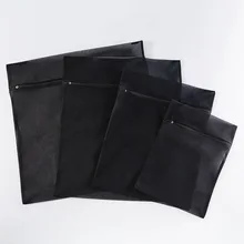 

Black thickened zipper mesh bag Laundry net bag Clothes storage underwear storage net bag Home storage bag storage bag
