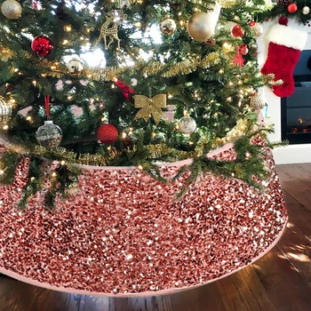 

Holiday Hotel Stand Home Decor Cover Round Christmas Tree Skirt Party Supplies Festival Shopping Mall Ornament Floor Base