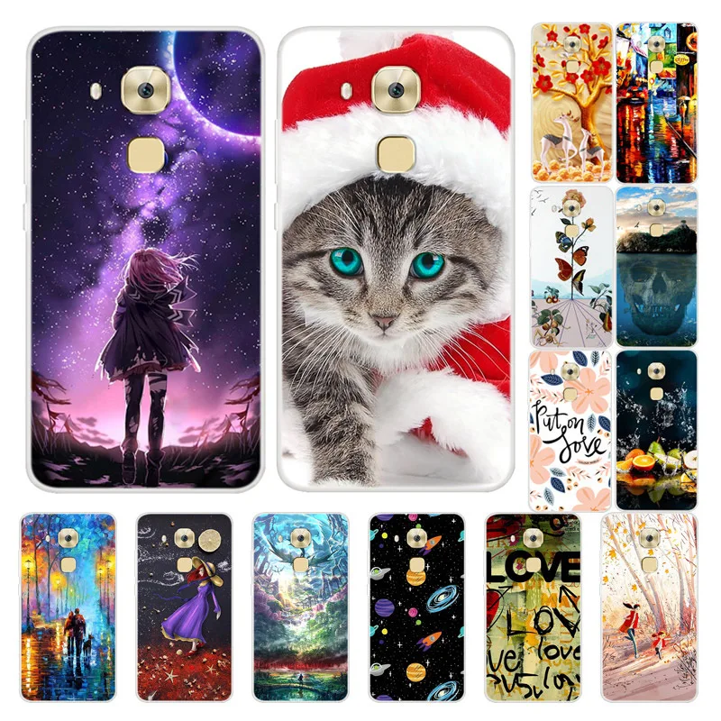 

5.5" For Huawei G9 Plus Case G9Plus Cartoon Lion Love Soft Silicone Case For Huawei Maimang 5 Fundas Ultra Slim Protective Shell