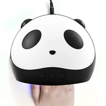 С изображением милой панды светодиодный лак для ногтей, 24 Вт УФ лампа для сушки гель-лака для ногтей маникюр лампы USB Зарядное устройство нейл-арта лампа