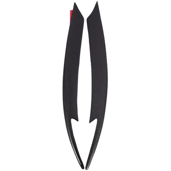 

Carbon Fiber Headlight Eyebrows Cover Trim Fit for Subaru Impreza WRX STi X 10Th 2008-2010