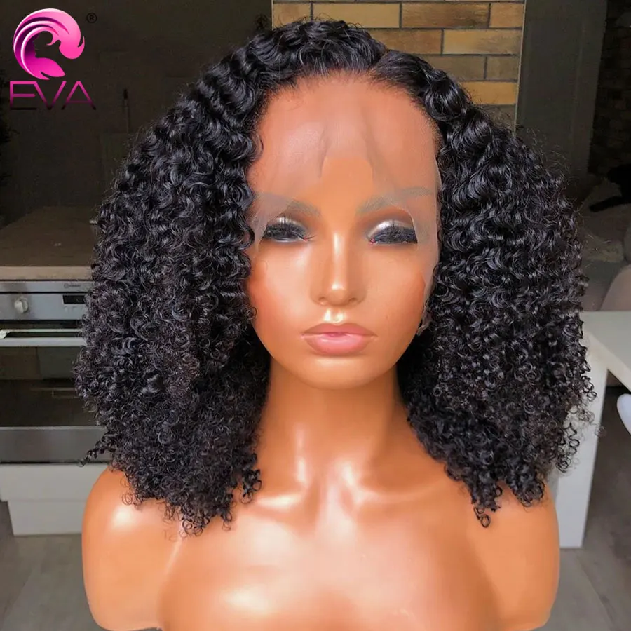 Eva Hair Hd Lace Frontal Wig Curly Human Hair Wigs For Black Women