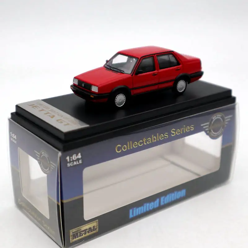 1: 64 Automint для V~ 1W Jetta GT литая под давлением металлическая Ограниченная серия белые игрушки - Цвет: Jetta GT Red