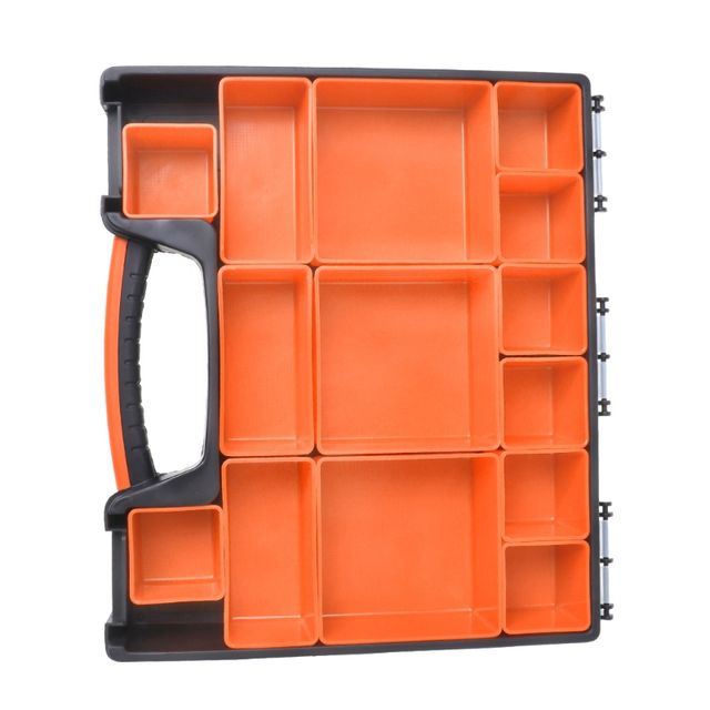 Portable Carry Tool Storage Case Spanner Screw Parts Hardware Organizer